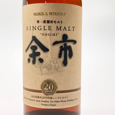 【北海道内限定発送】 YOICHI 余市/ニッカウイスキー シングルモルト 20年 700ml  未開栓