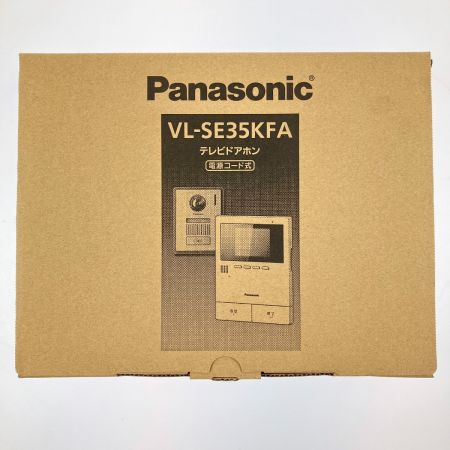  Panasonic パナソニック テレビドアホン 電源コード式 VL-SE35KFA 開封未使用品