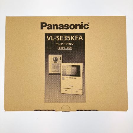  Panasonic パナソニック テレビドアホン 電源コード式 VL-SE35KFA 開封未使用品