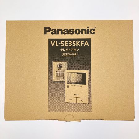  Panasonic パナソニック テレビドアホン 電源コード式 VL-SE35KFA 開封未使用品