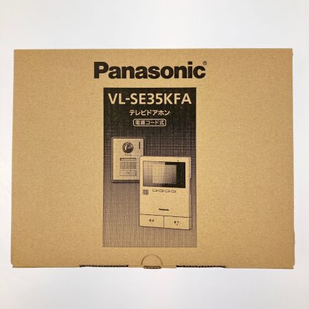  Panasonic パナソニック テレビドアホン 電源コード式 VL-SE35KFA 開封未使用品