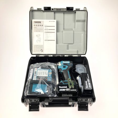  MAKITA マキタ 充電式インパクトドライバ ブルー 18V 6.0Ah TD173DRGX 開封未使用品