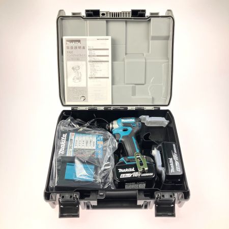  MAKITA マキタ 充電式インパクトドライバ ブルー 18V 6.0Ah TD173DRGX 開封未使用品