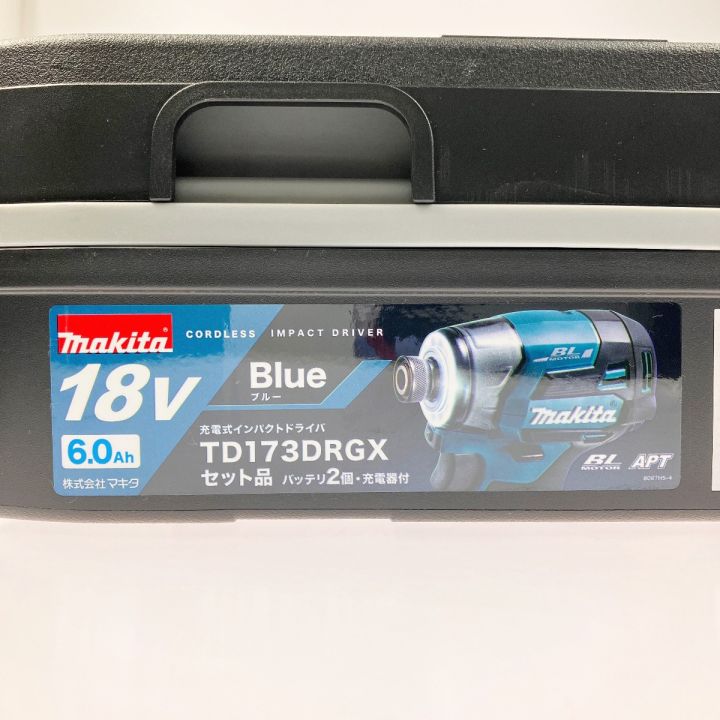 【引取限定】【中古】マキタ TD173DRGX インパクトドライバ 18V 6.0Ahバッテリー×2 充電器付 【ハンズクラフト宮崎新名爪店】 引取限定】【中古】マキタ TD173DRGX インパクトドライバ 18V 6.0Ah