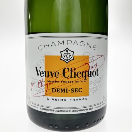  Veuve Clicquot ヴーヴクリコ ポンサルダン ドゥミセック ホワイトラベル 250ANS 750ml 12% シャンパン 未開栓