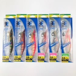 ▽▽ YAMASHITA ヤマシタ エギ王 LIVE 3.0号 15g 6点セット 未開封品 Nランク