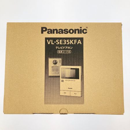  Panasonic パナソニック テレビドアホン 電源コード式 VL-SE35KFA 開封未使用品