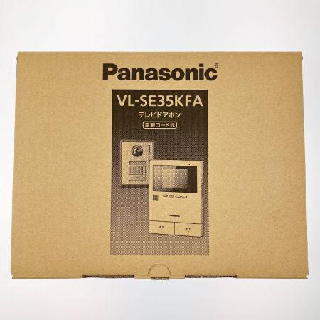  Panasonic パナソニック テレビドアホン 電源コード式 VL-SE35KFA 開封未使用品