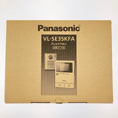  Panasonic パナソニック テレビドアホン 電源コード式 VL-SE35KFA 開封未使用品