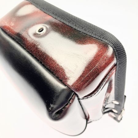  KNICKS 2段腰袋 鳶職向仕様 アドバンガラス革 箱付 ADV-201TB-R レッド