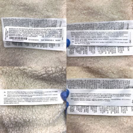  ZARA ザラ レディース フリンジ ネイティブ柄 ダメージ加工 Gジャン SIZE S