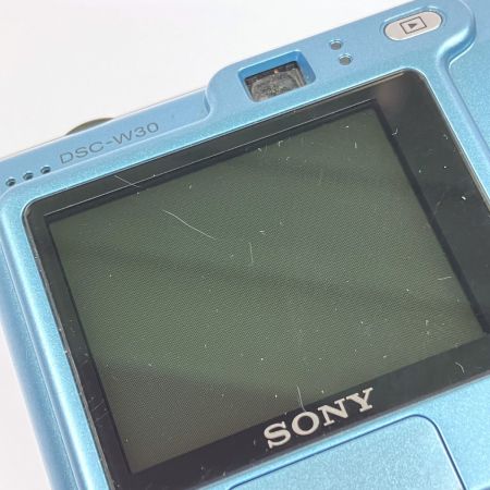  SONY ソニー コンパクトデジタルカメラ サイバーショット DSC-W30 ブルー