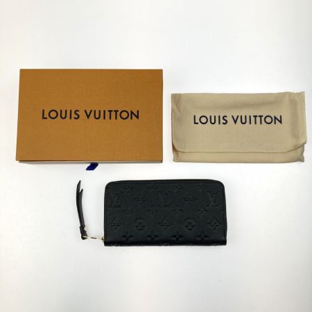  LOUIS VUITTON ルイヴィトン モノグラム・アンプラント ジッピーウォレット ノワール M61864 ブラック
