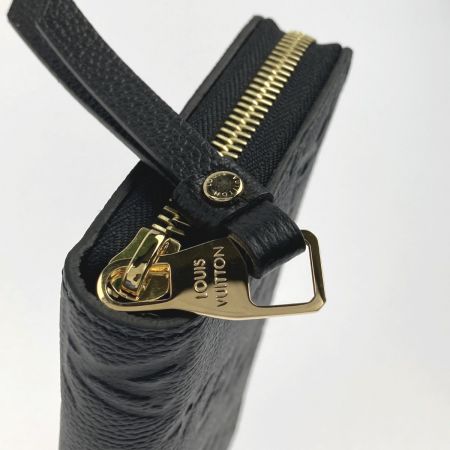  LOUIS VUITTON ルイヴィトン モノグラム・アンプラント ジッピーウォレット ノワール M61864 ブラック