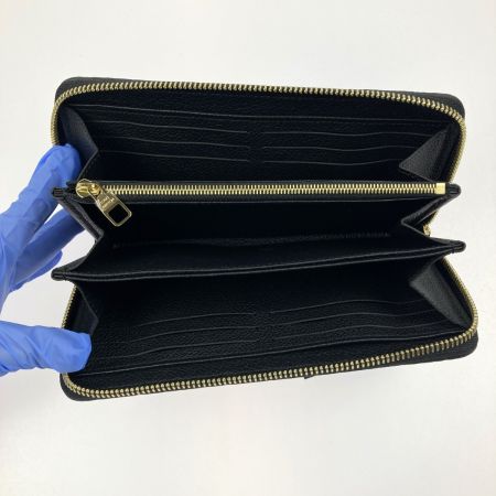  LOUIS VUITTON ルイヴィトン モノグラム・アンプラント ジッピーウォレット ノワール M61864 ブラック