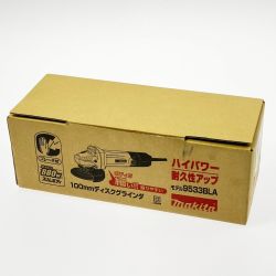 ▽▽ MAKITA マキタ 100mmディスクグラインダ ブレーキ付 9533BLA 開封未使用品 Sランク