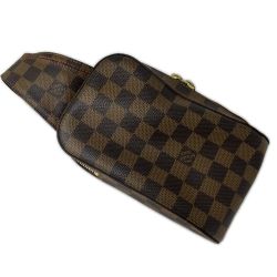 ◎◎ LOUIS VUITTON ルイヴィトン ダミエ ジェロニモス ウエストポーチ N51994 ブラウン Bランク