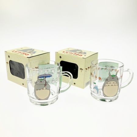  Noritake ノリタケ となりのトトロ ガラス マグカップ ２個セット