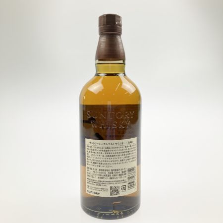 【北海道内限定発送】 YAMAZAKI 山崎/サントリー シングルモルト 700ml 43％ ノンエイジウイスキー 未開栓