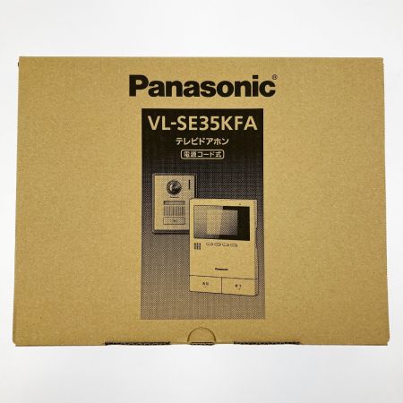  Panasonic パナソニック テレビドアホン 電源コード式 VL-SE35KFA 開封未使用品