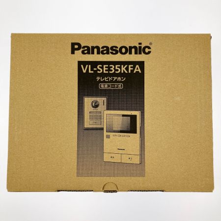  Panasonic パナソニック テレビドアホン 電源コード式 VL-SE35KFA 開封未使用品