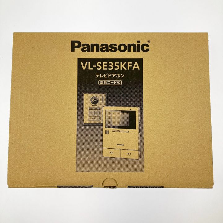 Panasonic パナソニック テレビドアホン 電源コード式 VL-SE35KFA 開封 
