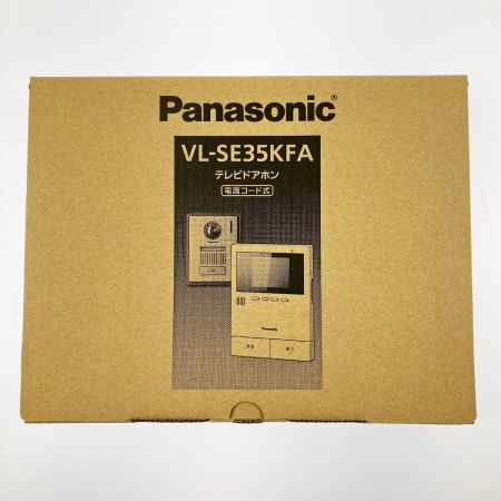  Panasonic パナソニック テレビドアホン 電源コード式 VL-SE35KFA 開封未使用品