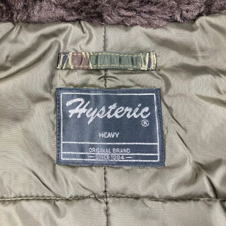  Hysteric Glamour ヒステリックグラマー レディース プリマロフト フライトジャケット カモフラ 迷彩