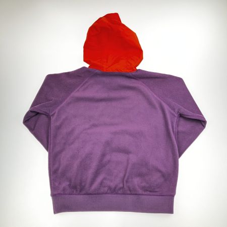  Supreme シュプリーム プルオーバー フリ―ス 13AW Fleece Pullover Sサイズ パープル×オレンジ