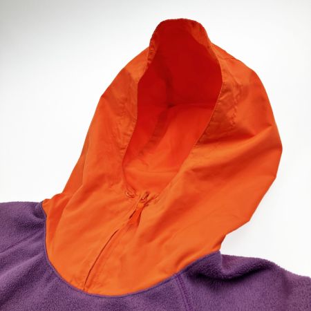  Supreme シュプリーム プルオーバー フリ―ス 13AW Fleece Pullover Sサイズ パープル×オレンジ