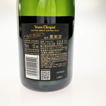  Veuve Clicquot ヴーヴクリコ EXTRA BRUT EXTRA OLD 4 750ml 12度 未開栓