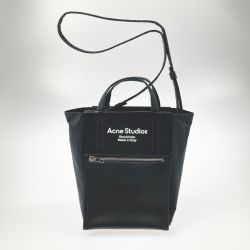 ▽▽ Acne studios Baker S ミニトート ショルダーバッグ ブラック Aランク