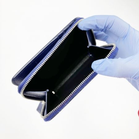  SAINT LAURENT サンローラン 2つ折り財布 箱・布袋付 414661 ブルー