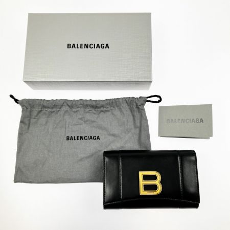  BALENCIAGA バレンシアガ アワーグラス 折り財布 箱・布袋付 600211 ブラック