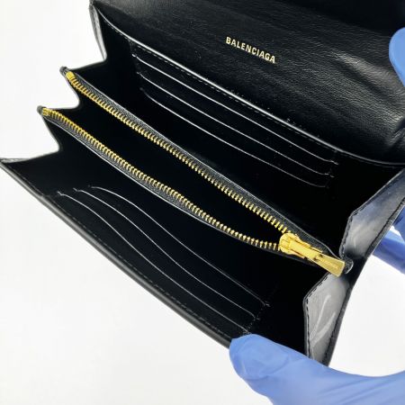  BALENCIAGA バレンシアガ アワーグラス 折り財布 箱・布袋付 600211 ブラック