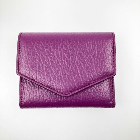  Maison Margiela マルタンマルジェラ 三つ折り財布ミニ財布 S56UI0136 パープル