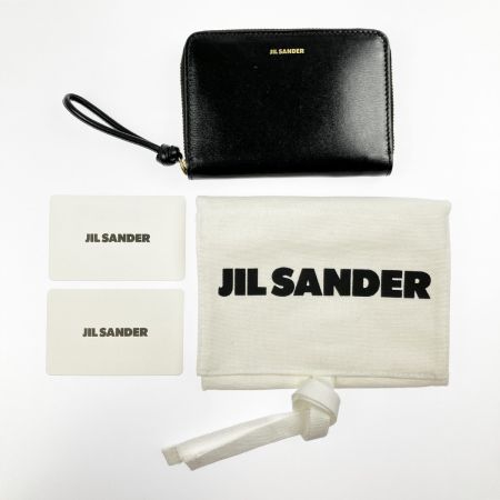  JILL SANDER 二つ折り財布 JO7UI0006 布袋付 ブラック