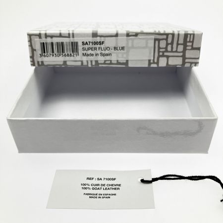  COMME des GARCONS コムデギャルソン SUPER FLUO BLUE ラウンドファスナー二つ折り  SA7100SF