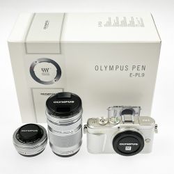 ▽▽ OLYMPUS オリンパス PEN E-PL9 EZダブルズームキット ホワイト Aランク