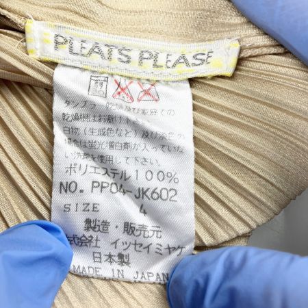  ISSEY MIYAKE イッセイミヤケ pleats please プリーツプリーズ 長袖 カットソー サイズ ４
