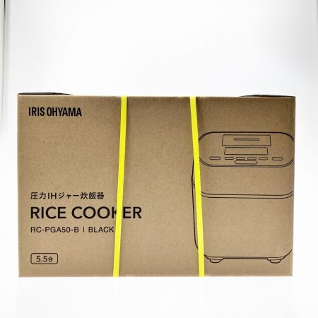  IRISOHYAMA アイリスオーヤマ 圧力IHジャー炊飯器 RICE COOKER 5.5合炊き RC-PGA50-B 未開封品
