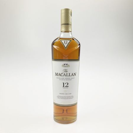  The MACALLAN マッカラン シェリーオークカスク 12年 スコッチウイスキー 700ml 40％ 箱付き 未開栓