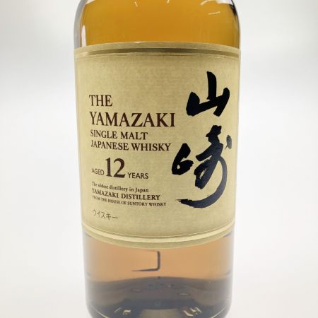 【北海道内限定発送】 YAMAZAKI 山崎/サントリー ウイスキー 山崎 12年 シングルモルト 700ml 43％ 未開栓