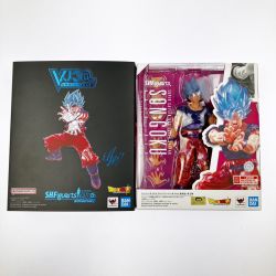 ▽▽ BANDAI バンダイ S.H.Figuarts ドラゴンボール超 スーパーサイヤ人ゴッドスーパーサイヤ人 孫悟空 界王拳 Aランク