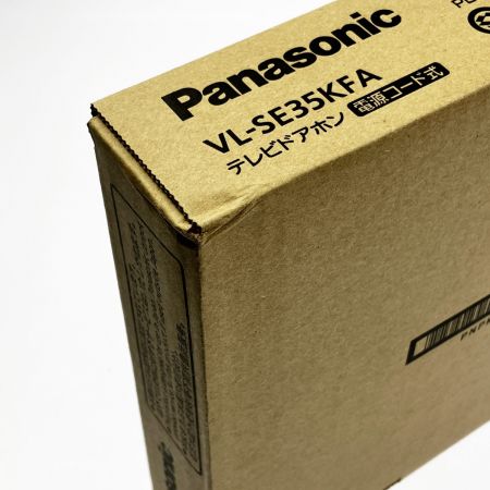  Panasonic パナソニック テレビドアホン 電源コード式 VL-SE35KFA 開封未使用品