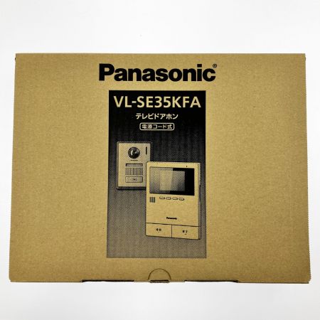  Panasonic パナソニック テレビドアホン 電源コード式 VL-SE35KFA 開封未使用品