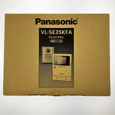  Panasonic パナソニック テレビドアホン 電源コード式 VL-SE35KFA 開封未使用品