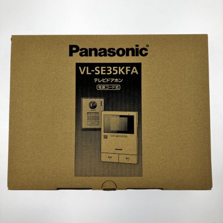  Panasonic パナソニック テレビドアホン 電源コード式 VL-SE35KFA 開封未使用品