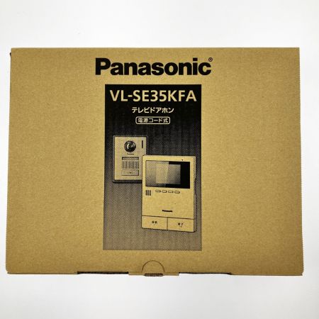  Panasonic パナソニック テレビドアホン 電源コード式 VL-SE35KFA 開封未使用品