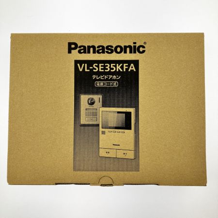  Panasonic パナソニック テレビドアホン 電源コード式 VL-SE35KFA 開封未使用品